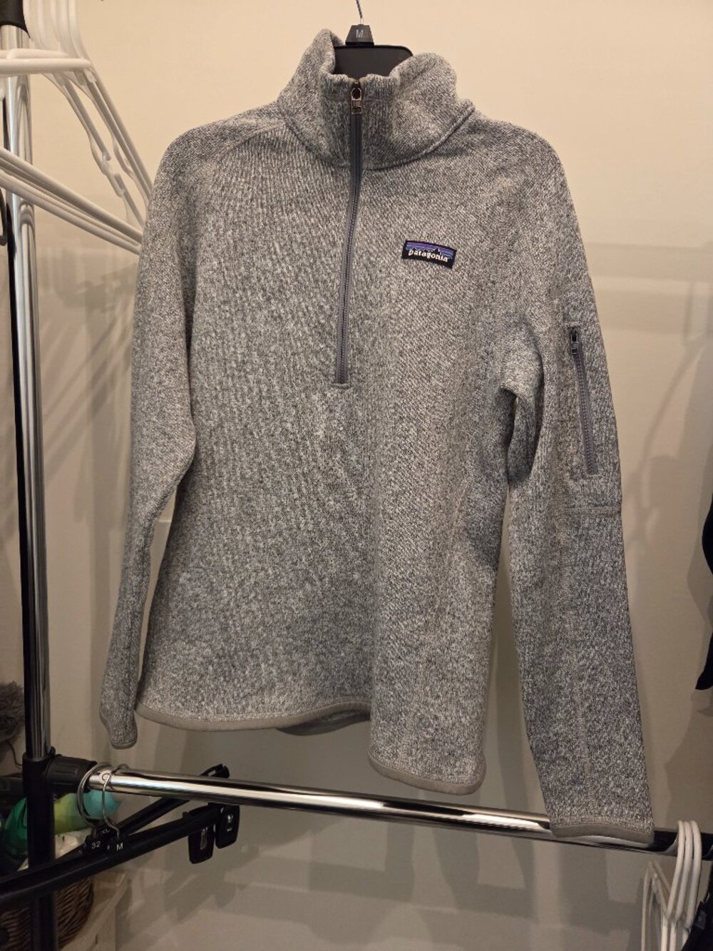 Patagonia Gray Half-Zip Sweater